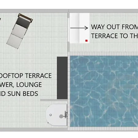 Luxury Penthouse - Rooftop Pool - 100m To The Sea Apartment